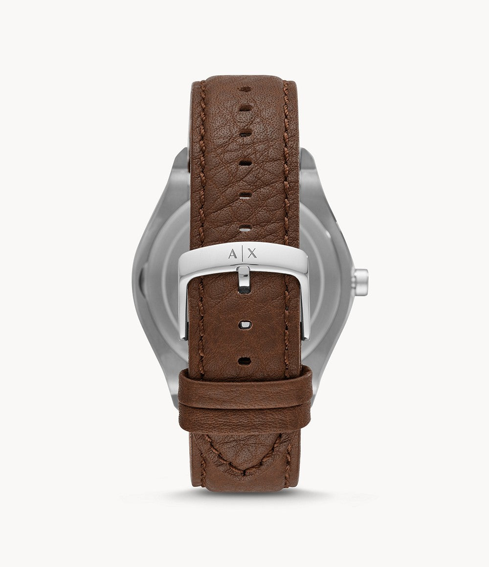 Armani AX2804 Exchange Three-Hand Brown Men Leather Watch Armani AX2804 Exchange Three-Hand Brown Men Leather Watch
